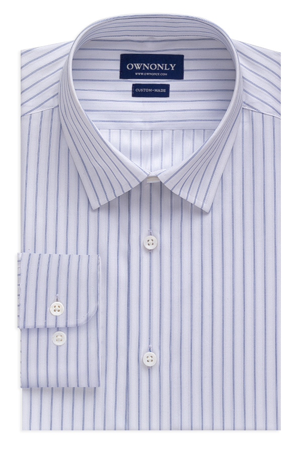 经典YORK蓝条纹衬衫