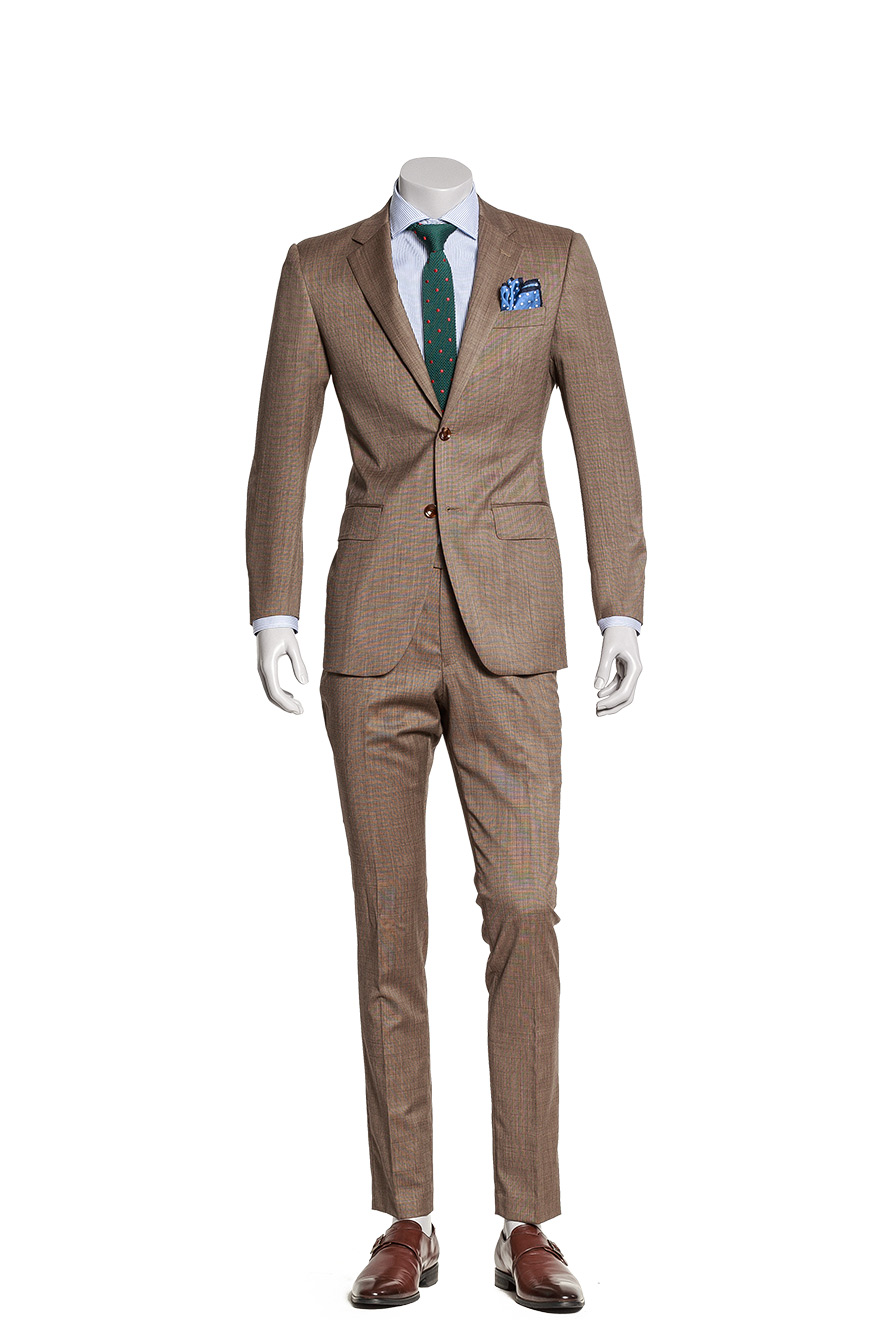 棕色经典两件套