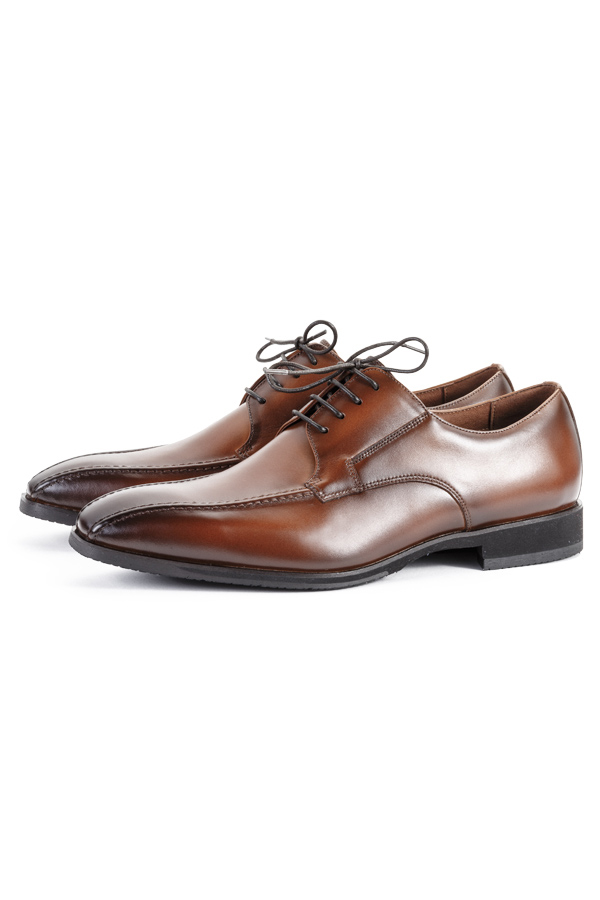 棕色德比鞋